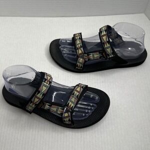 Teva Black and Multicolor Sandals